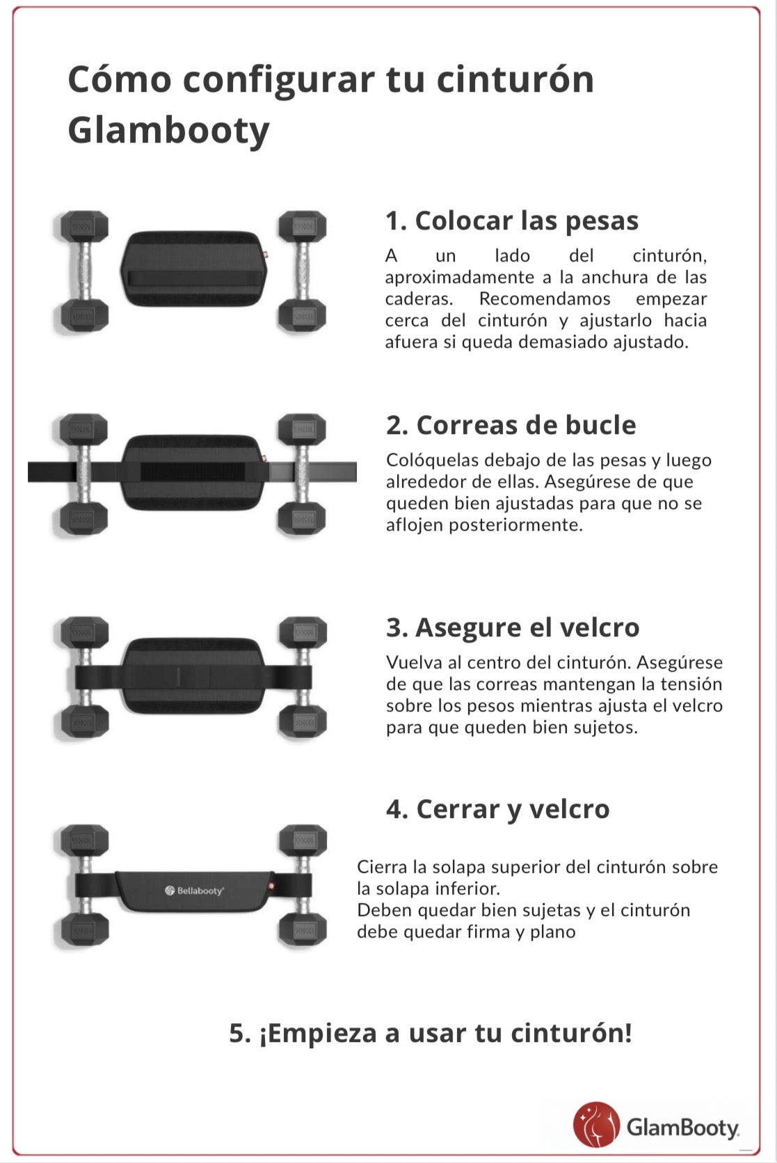 La guía de ejercicios GlamBooty Belt (EBOOK)